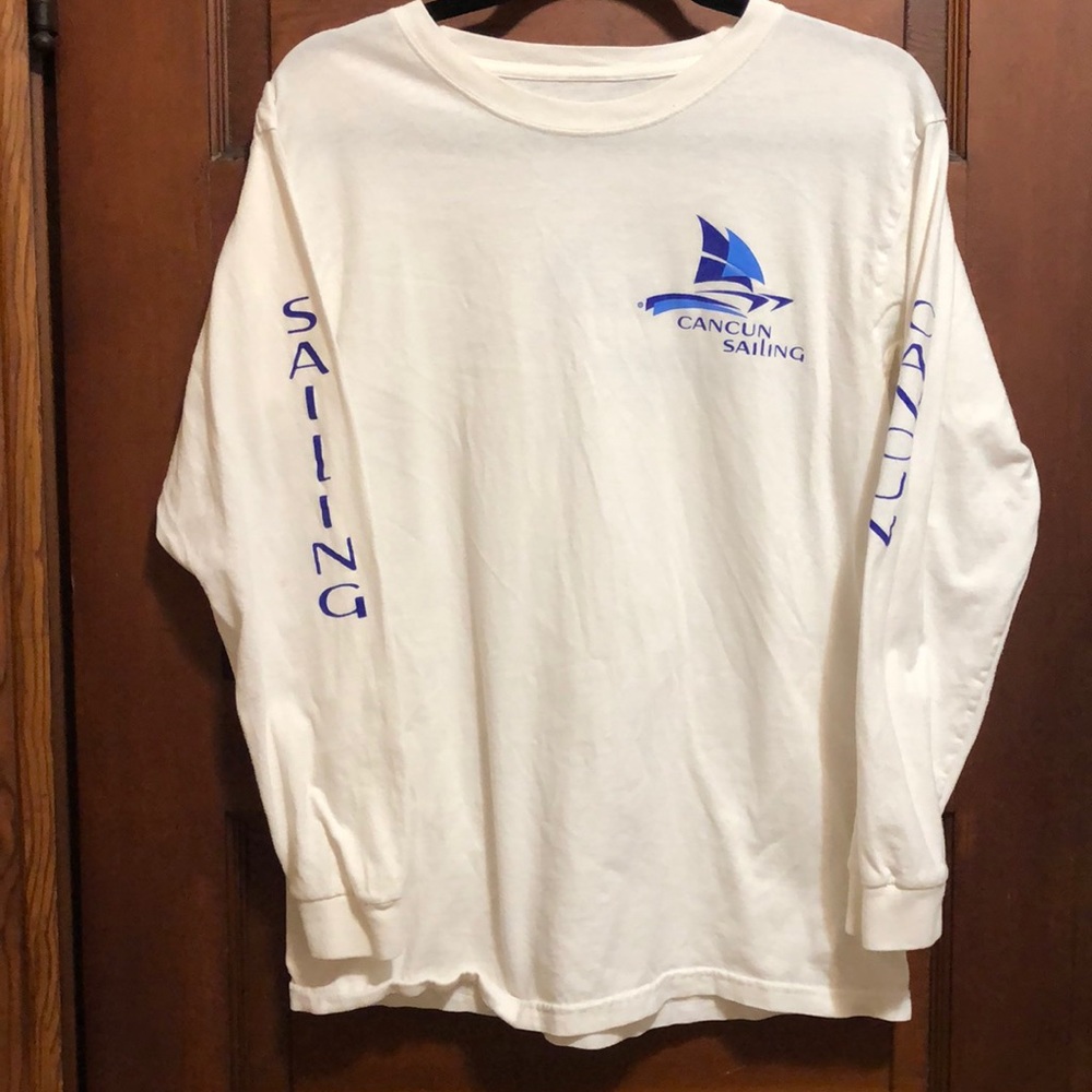 Vintage Cancun Sailing long sleeve tee
